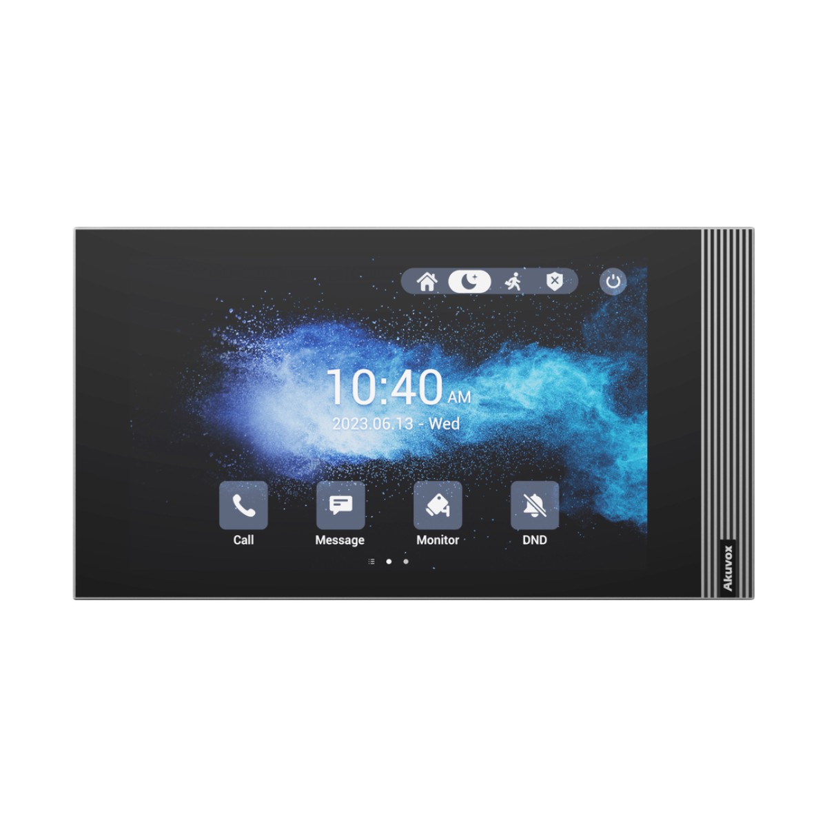 MONITOR INTERIOR LINUX PARA VIDEOPORTERO IP / PANTALLA TÁCTIL 7 PULGADAS / WIFI 6 / POE / SIP / 8 ENTRADAS DE ALARMA / INSTALACIÓN HORIZONTAL O VERTICAL / COLOR GRIS OSCURO