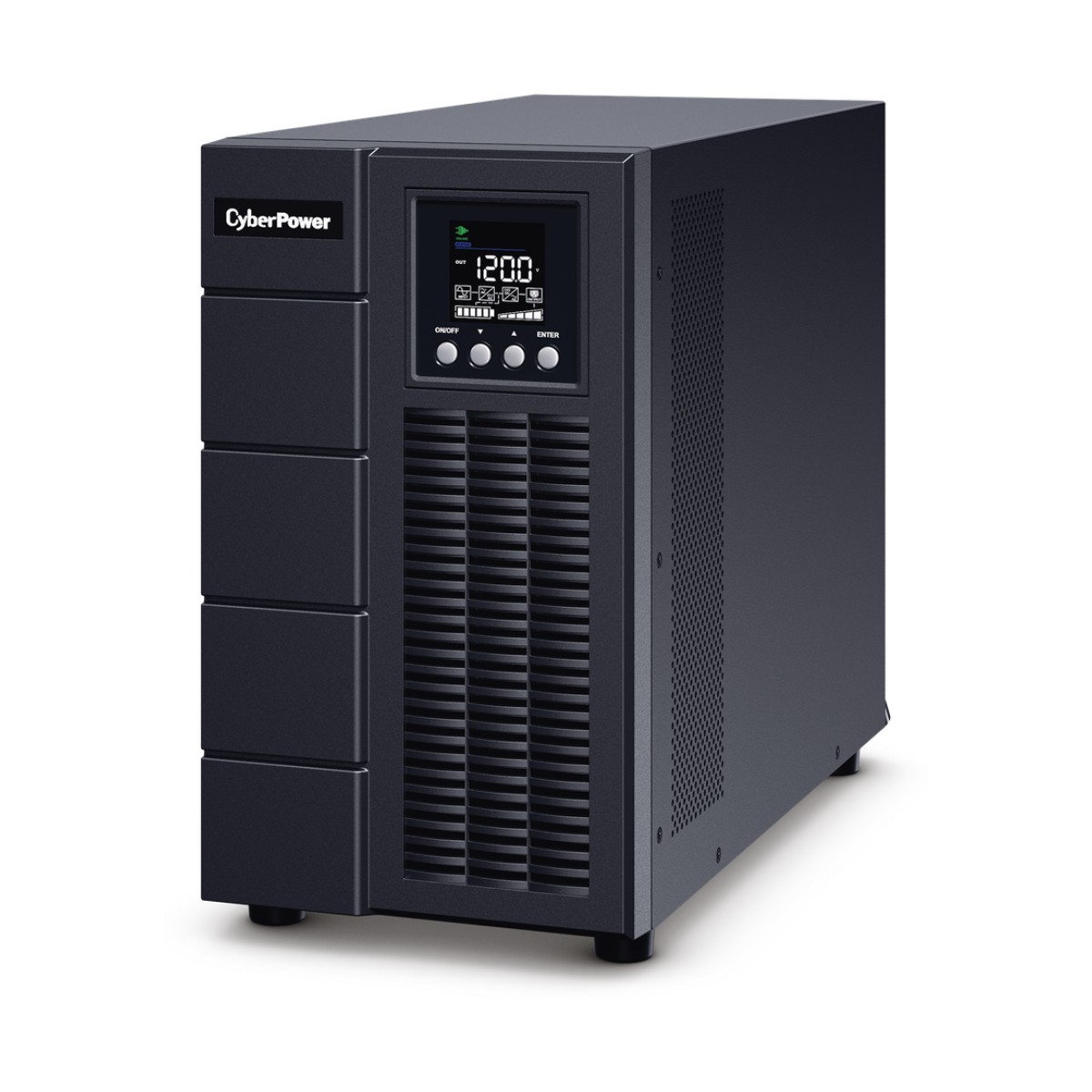 UPS de 3000 VA/2700 W, Online Doble Conversión, Entrada 120 Vca NEMA L5-30P, Onda Senoidal Pura, Tipo Torre, Con 4 Tomas NEMA 5-20R y 1 Block Hardwired