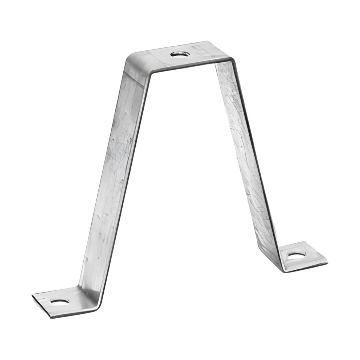 Soporte doble para sujetador universal, ideal para instalación en techo, con acabado Electro Zinc para varilla de 1/4 y 5/16