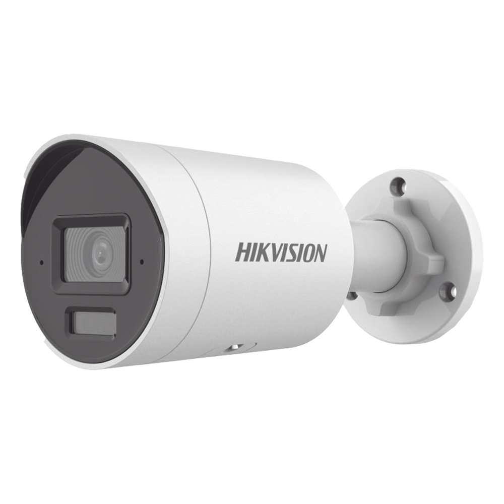 [Dual Light + 2 Micrófonos Integrados] Bala IP 4 Megapixel / Lente 2.8 mm / 40 mts Luz Blanca + 40 mts IR / ACUSENSE / Exterior IP67 / WDR 120 dB / PoE / ONVIF / Micro SD / Metal / ACUSEEK