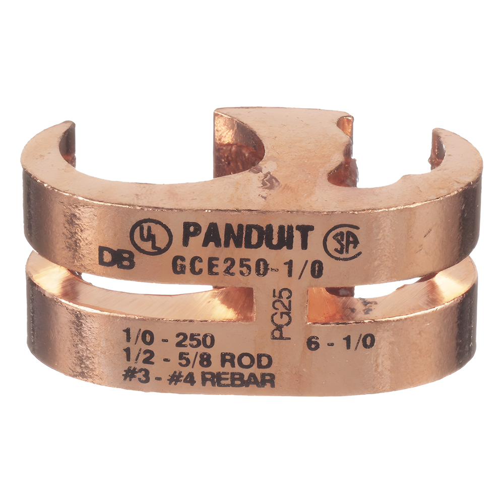 Conector de Conexión a Tierra tipo "E" para Conductor 1/0 AWG STR – 250 KCMIL (70–120mm²) MAIN y TAP