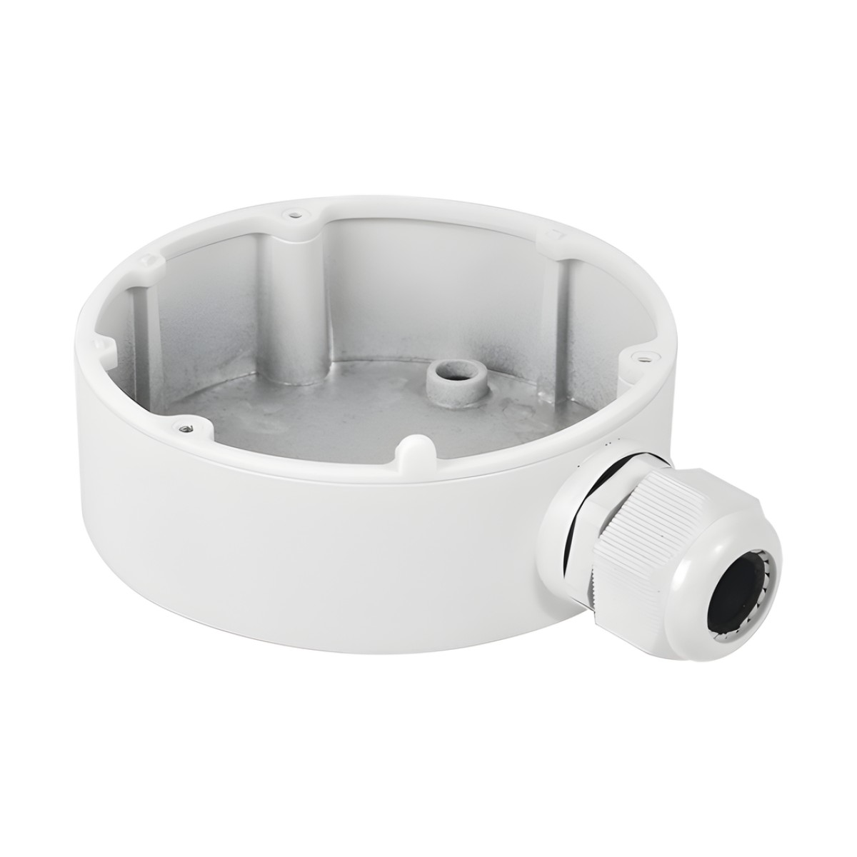 Caja de Conexiones de Exterior para Cámaras Tipo Mini Domo / IP66 / Color Blanco