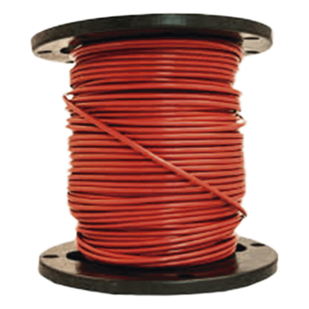 Carrete de 500 metros / Cable fotovoltaico / Rojo / Recubrimiento XLPE / 4mm² / 12 AWG / Hasta 1,800 Vcc