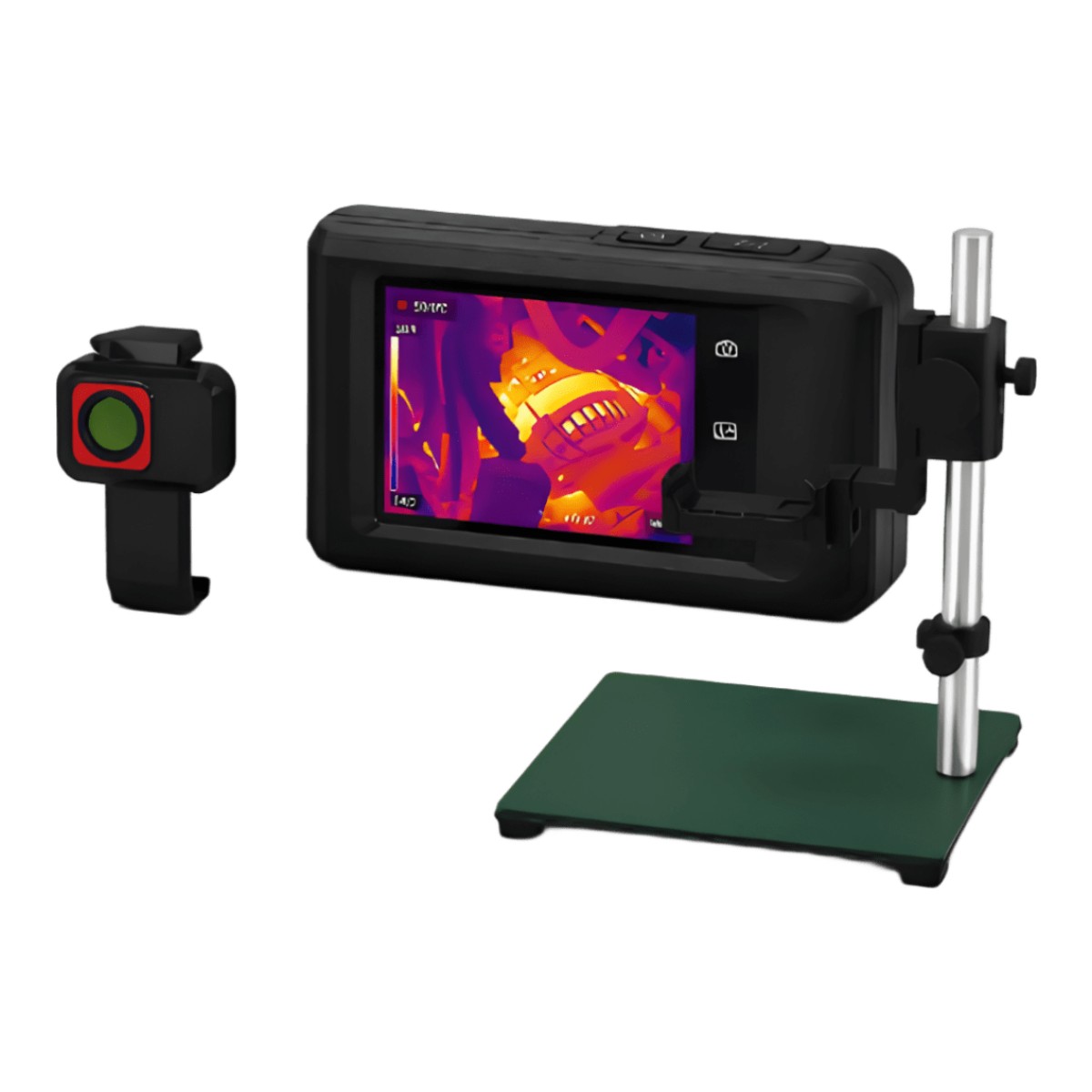 KIT POCKET2 LENTE MACRO BRACKET - Cámara Termográfica Portátil Lente 3.5 mm (256 × 192) / WiFi / IP54 / Memoria interna 16 Gb / Hasta 4 Horas de Funcionamiento Continuo