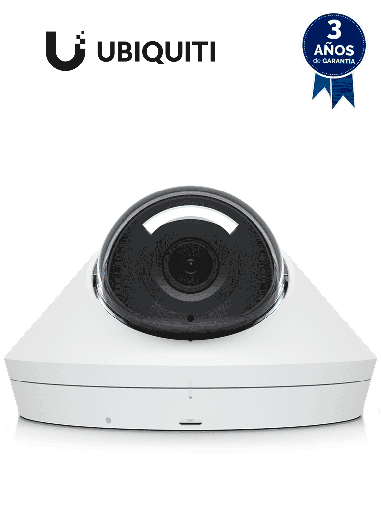 Ubiquiti UVC-G5-DOME - Camara IP domo 4MP/ Hasta 9m de visión nocturna/ Compresión H.264/ Alimentación PoE/ Micrófono integrado/ Administrable a través de UniFi Protect #1XUBI