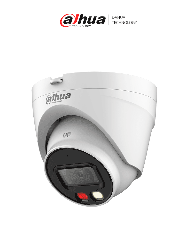 DAHUA DH-IPC-HDW1239VP-A-IL-0280B- Cámara IP Domo de 2MP / Iluminador dual/ Detección humana/ SMD/ Micrófono incorporado/ Lente 2.8 mm/ Led 30m/ IR 30m/ IP67/ PoE/#IPC