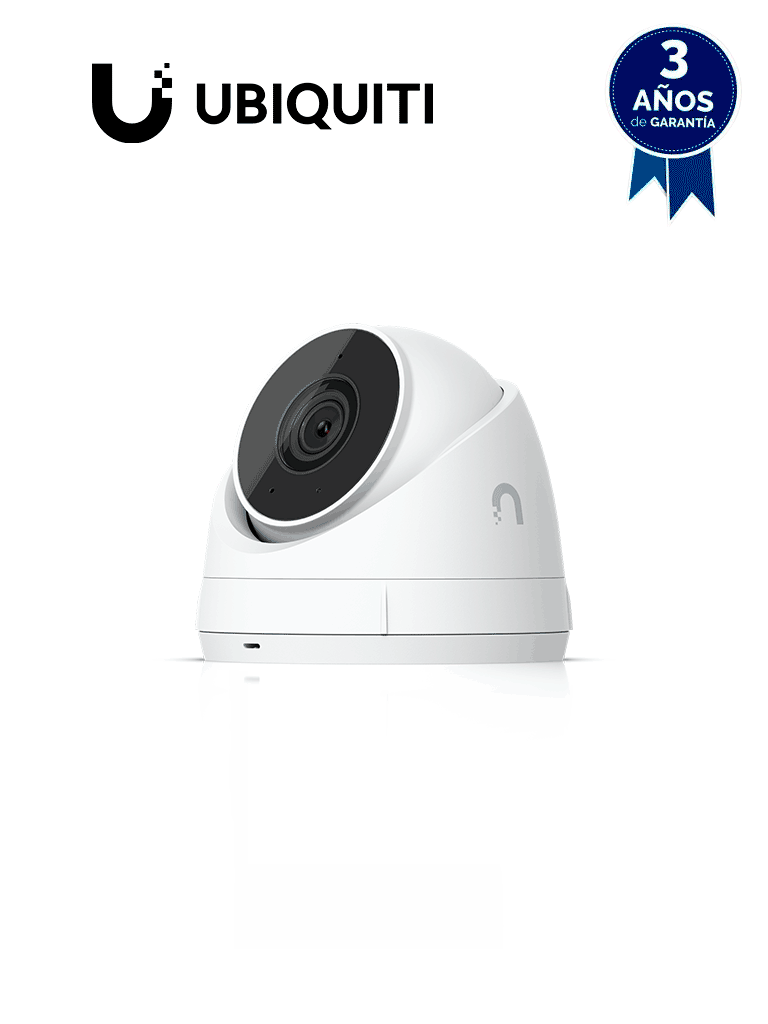 UBIQUITI UVC-G5-TURRET-ULTRA - Camara IP PoE Tipo Domo 2K/ IR de Hasta 30m/ Deteccion de Eventos IA/ Microfono Integrado/ A Prueba de Agua/ Angulo de Vision Ultra Amplio