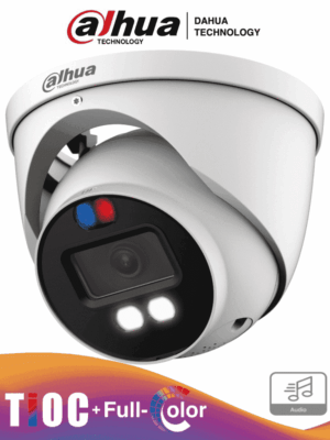 Camara Domo TiOC 4k/ Disuasión Activa/ Iluminador Dual Inteligente