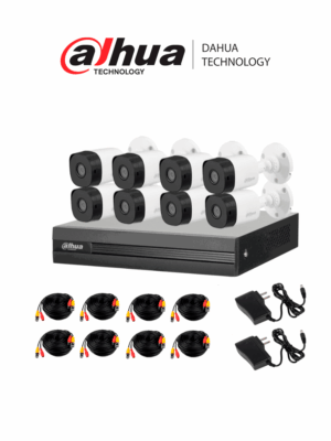 Kit de 8 Canales 2 Megapixeles DVR Cooper-I WizSense Con IA H.265