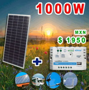 Paquete de Panel Solar de 1000 Watts