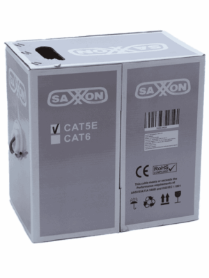 Bobina de Cable UTP Cat5e/ 100 Metros/ CCA/ Color Gris/ Uso Interior - Image 2