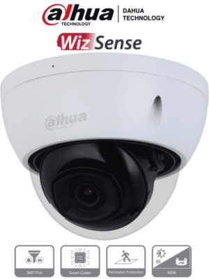 Cámara IP Domo Antivandálica de 2 Megapixeles. Lente de 2.8 mm