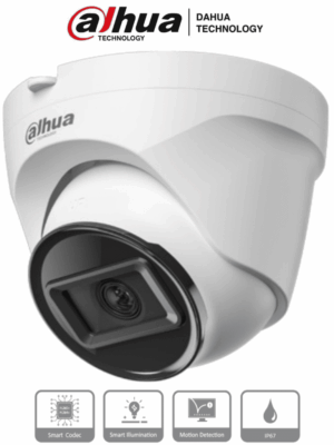 Camara IP Domo de 2 MP, lente de 2.8 mm y 99° de visión. Alcance IR de 30 m