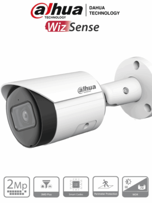 Camara IP Bullet de 2 Megapixeles/ Lente de 2.8 mm/ WizSense/ 107 Grados