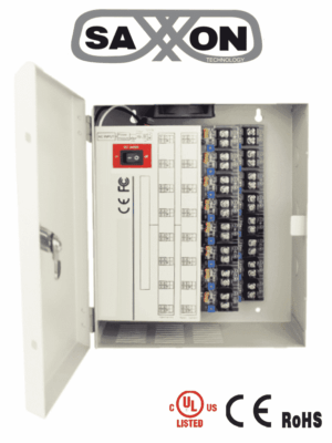 Fuente de Poder Profesional de 11 a 15 vcd/ 20 Amperes/ Para 16 Camaras Hasta 4k