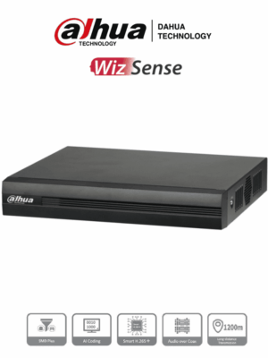 DVR de 16 Canales de 5 Megapixeles Lite/ WizSense/ Cooper-I/ H.265+/ 16 Canales