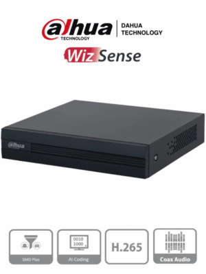DVR de 8 Canales 1080p Lite WizSense y Cooper-I. Soporta H.265