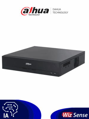 DVR de 16 Canales 4k/ WizSense/ H.265+/ IA/ 8 Bahías de Discos Duros