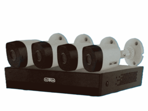 Kit de 4 Canales HDCVI/ Cámaras B10P de 1MP 720P/ Lente de 2.8mm Con Apertura de Hasta 100°