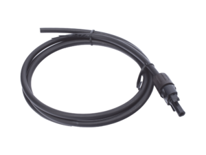 Cable Fotovoltaico 1.5 m, Negro, Calibre 10 AWG con Terminal MC4-H en un Extremo