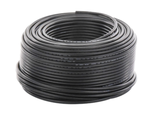 Cable Fotovoltaico Negro / 6mm² (10AWG) / Material COBRE /  2000V / Rollo de 100m