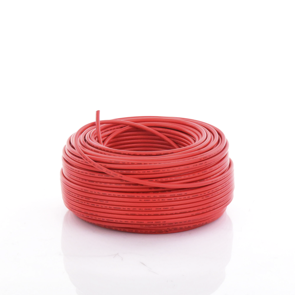 Cable Fotovoltaico Rojo / 6mm² (10AWG) / Material COBRE / 2000V / Rollo de 100 m - Image 5