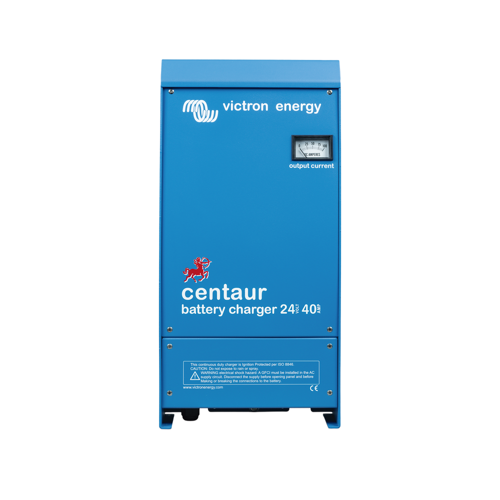 Centaur 24/40 / Cargador de Baterías 24V, 40A / Para Ambientes Marinos y Terrestres. / Bancos de 160 a 400 Ah