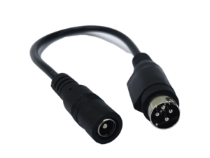 Adaptador Universal DC Hembra a Minidin 4 Pines Macho / Recomendado para DVR´s epcom / HIKVISION