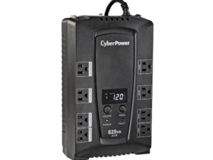 UPS de 825 VA/450 W, Topología Línea Interactiva, Entrada 120 Vca NEMA 5-15P, Tipo Gabinete Compacto, Con 8 Tomas NEMA 5-15R