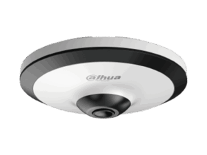 DH-HAC-EW2501N - Cámara Fisheye HDCVI 5 MP, visión 360°, IR 10 m, WDR real 120dB, micrófono integrado. Ideal para uso interior con tecnología Starlight para baja luz y reducción de ruido 2D/3D. Ofrece vigilancia detallada y nítida en todas condiciones.
