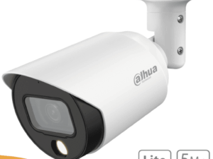 DAHUA HAC-HFW1509T-A-LED - Cámara Bullet Full Color de 5 Megapixeles/ Lente de 3.6 mm/ Micrófono Integrado/ Leds para 20 Metros/ Metalica/ WDR de 120 dB/ IP67/ #PromoFullColor #1CM #BF5