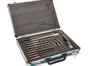 Juego de 14 piezas de Brocas, Cinceles y Broquero SDS Plus Makita