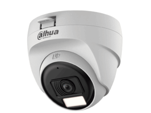 DAHUA HAC-T1A21N-U-IL-A - Cámara Domo de 2 MP Serie Cooper/ Lente de 2.8 mm Apertura Hasta 100°/ Iluminación Dual Inteligente Hasta 25Mts con IR & 20Mts Luz Calida/ Micrófono Integrado/ Policarbonato/ #LoNuevo #OD #CD