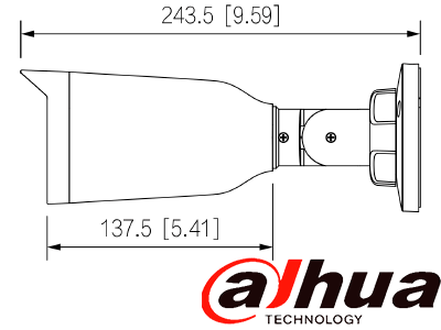 DAHUA HAC-B3A51N-Z-2712-S2 - Camara Bullet de 5 Megapixeles/ Lente Motorizado de 2.7 a 12 mm/ IR de 40 Mts/ IP67/ CVI/CVBS/AHD/TVI/ #M1 - Image 3