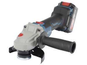 Amoladora Angular de 20Vcc, Disco de 4-1/2 in, Incluye 2 Baterías de 4.0Ah, Cargador y Estuche