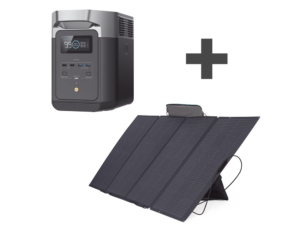 Kit de Estación de Energía Portátil 2048Wh + Panel Solar Flexible 400W