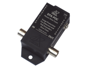 Protector contra Descargas Para Ethernet / Extensor PoE / Alimentación sobre Cable Coaxial / Impedancia de 75 Ohms