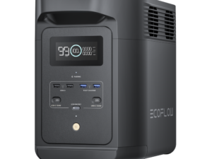 Estación de Energía Portátil de 980Wh Litio LFP / 10 Puertos AC 500 W (Max. 1000W) / 2 USB-C 100W / Cargador de Coche 10A a 12.6V / Conectividad WiFi y Bluetooth (App) / Carga Solar 500W Max.