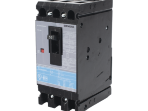 Interruptor Termomagnético ED6 600V 3X50A, Sin zapatas principales.