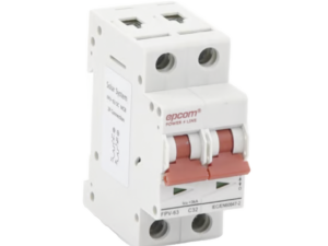 Protección Térmica/ Interruptor 2P, 32A,  Corriente Directa  800 Vcc para Aplicación Fotovoltaica Montaje Riel DIN