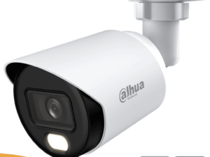 DAHUA DH-HAC-HFW1239TN-A-LED-0360B-S3 - Cámara Bullet Full Color de 2 Megapixeles 1080p, micrófono integrado, lente de 3.6mm, WDR 130dB, LEDs para 20m, protección IP67 y tecnología Starlight.