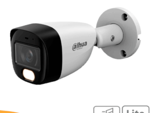 DAHUA HAC-HFW1209CM-A-LED-0280B-S3 - Cámara Bullet Full Color 1080p lente de 2.8 mm y ángulo de 108°. Micrófono integrado, WDR digital y 20 m de iluminación. Carcasa metálica IP67 para máxima resistencia. Compatible con CVI, CVBS, AHD y TV. #M1 #BF5