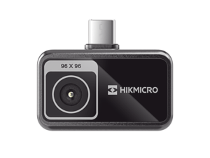 MiniE - Cámara Termográfica para Smartphone / Resolución IR 96 x 96 (9,216 píxeles) / SuperIR / Rango de -20°C a 400°C / Precisión ±2°C o ±2% / Compatible iOS y Android / Paleta Personalizable