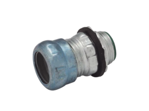 Conector de Compresión Impermeable Aislado de Acero Galvanizado para Pared Delgada de 1 1/2" .