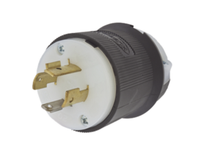 Clavija con Bloqueo de Media Vuelta Industrial 20 A 125/250 V CA / 3 Polos 4 Hilos / Nema L14-20P.