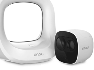 IMOU CELLPROKIT1 - Kit de Cámara 100% Libre de Cables + Estación Base/ Batería Recargable/ 2 Megapíxeles/ Audio Dos Vías/ Detector PIR Integrado/ IR de 10 Metros/ Compatible con Alexa y Asistente de Google/ Almacenamiento en Estación Base/ Wifi/