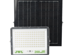 Reflector de 200 W con Panel Solar  /  Batería 3.2  V CD / T.C.C. 6 500 K / IP65.