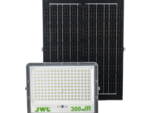 Reflector de 300 W con Panel Solar /  Batería 3.2  V CD / T.C.C. 6 500 K / IP65.