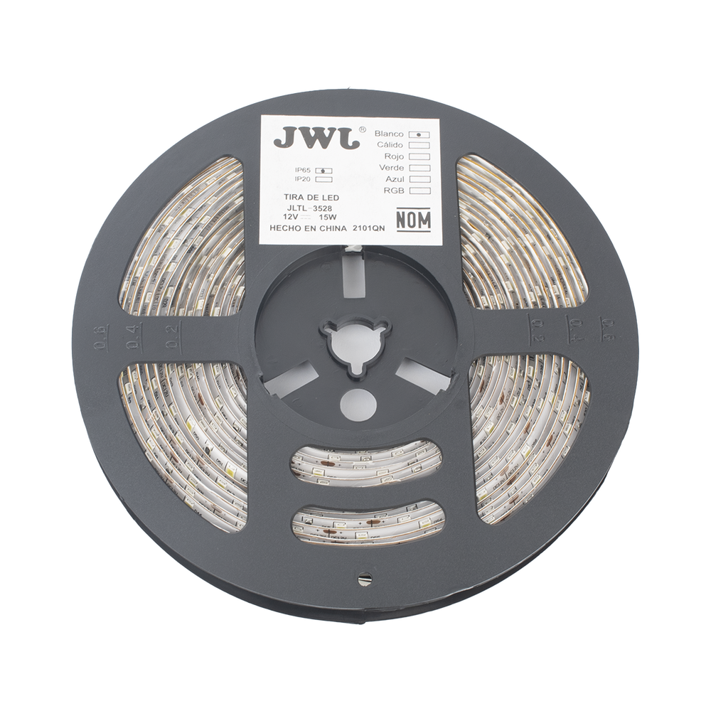 Tira Led de 5 m / Color Blanco / Uso Exterior / Potencia 15 W / 420 lm/ 12 V CD / IP 65. - Image 4