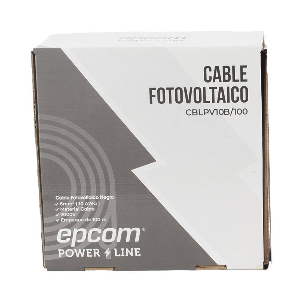 Kit de 2 rollos de 100 metros de cable fotovoltaico de cobre, rojo y negro, calibre 10 AWG (6mm²), Tipo PV, 1000/2000 V y 120°C. - Image 15